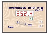 Komputerowy tester czujników Pt - 100 - KTPt 197