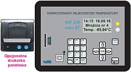Komputerowy Rejestrator Temperatury KRT-109 MMC BT Lodówkowy